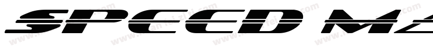 SPEED MAN Regular字体转换